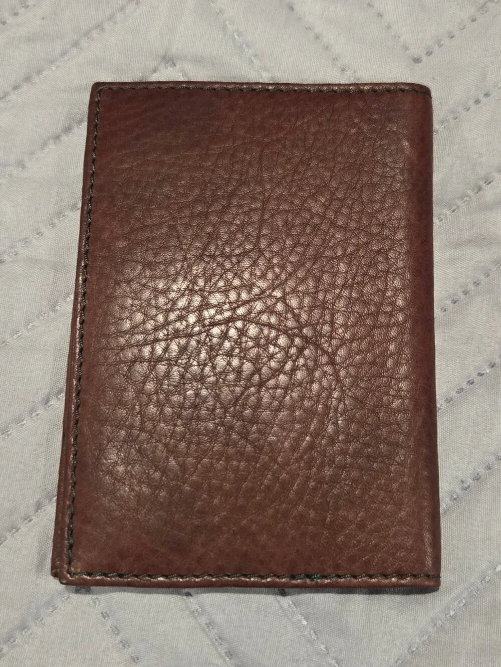 Brown Leather Passport Holder - Classic Travel Wallet